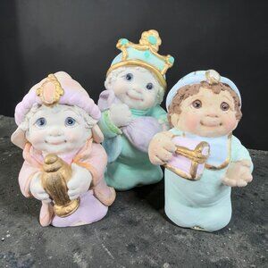 Dreamsicles Nativity 1995 Kristin Haynes Figurine Circus Three Wise Men Set 3